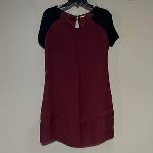 Rebecca Minkoff maroon dress